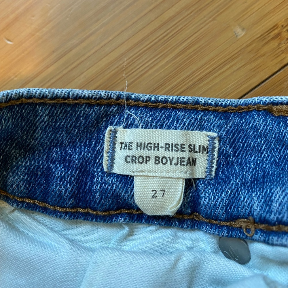 MADEWELL HIGH RISE BOYFRIEND JEANS - Picture 4 of 7